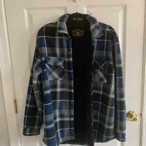 blue flannel